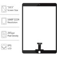 thumbnail image 3 of Touch Screen for iPad Air 3 2019 3rd Gen 10.5" A2152 A2153 A2154 A2123 Front Glass Panel Replacement （LCD not Included ） Without Home Button with Free Tools Kit + Tempered Glass (Black), 3 of 7