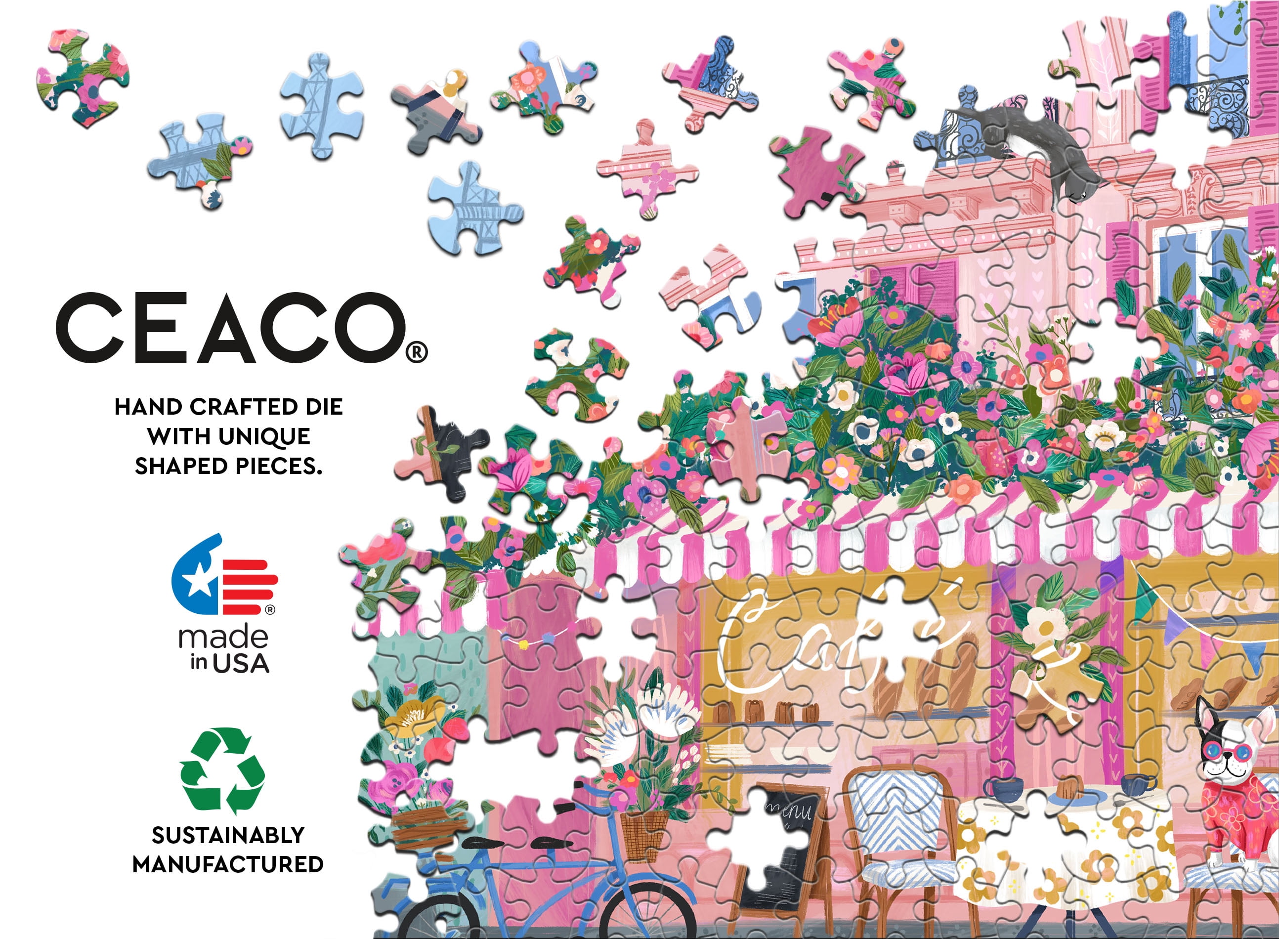 Ceaco 300 Piece Donald Duck 90th Collage Interlocking Jigsaw Puzzle
