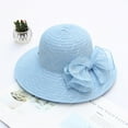 thumbnail image 2 of Weikingp Sun Hats for Women Women'S Organza Church Fascinator Bridal Tea Party Wedding Hat Sun Hat Bucket Hats for Woman Sun Hats for Men (Clearance) Blue Polyester, 2 of 2