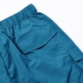 thumbnail image 4 of Big & Tall Men's Cargo Shorts 5 Pockets 7" Inseam Quick Dry Outdoor Hiking Short Pants Elastic Waist Drawstring Above Knee for Work, 4 of 8