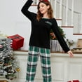 thumbnail image 2 of MecTo Women Pajamas Sets, Lady Paid Pants Long-Sleeved PJ, Green, 2 piece, Size L, 2 of 10