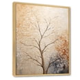 thumbnail image 2 of Designart "Beige Oak Tree Solitude II" Tree Oak Floater Framed Wall Art Prints, 2 of 5