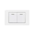 thumbnail image 1 of White Italy Chile Outlet with USB Smart Type-c Fast Charging,Dual USB Wall Socket Chile Plugs Plastic Panel Light Switch Sat TV, 1 of 5
