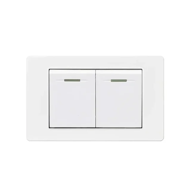 White Italy Chile Outlet with USB Smart Type-c Fast Charging,Dual USB Wall Socket Chile Plugs Plastic Panel Light Switch Sat TV