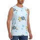 thumbnail image 2 of Fotbe Cartoon Turtle Men's Camiseta sin Mangas Estampada para Hombres, Playera Casual para Gimnasio, Entrenamiento, Playa-XX-Large, 2 of 7