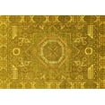 thumbnail image 1 of Ahgly Company Indoor Rectangle Abstract Yellow Modern Area Rugs, 5' x 8', 1 of 4