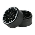 thumbnail image 2 of Yeacher Metal Wheel Rim Beadlock Wheel Rims Hub 4pcs Compatible with AXIAL SCX10 90046 traxxas, 2 of 8
