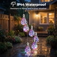 thumbnail image 5 of DAYBETTER Solar Wind Chimes for Outside, Multi Color Bulb Wind Chimes, Waterproof Outdoor Decorative Lights, for Garden, Patio, Backyard, Window Decors, 5 of 7