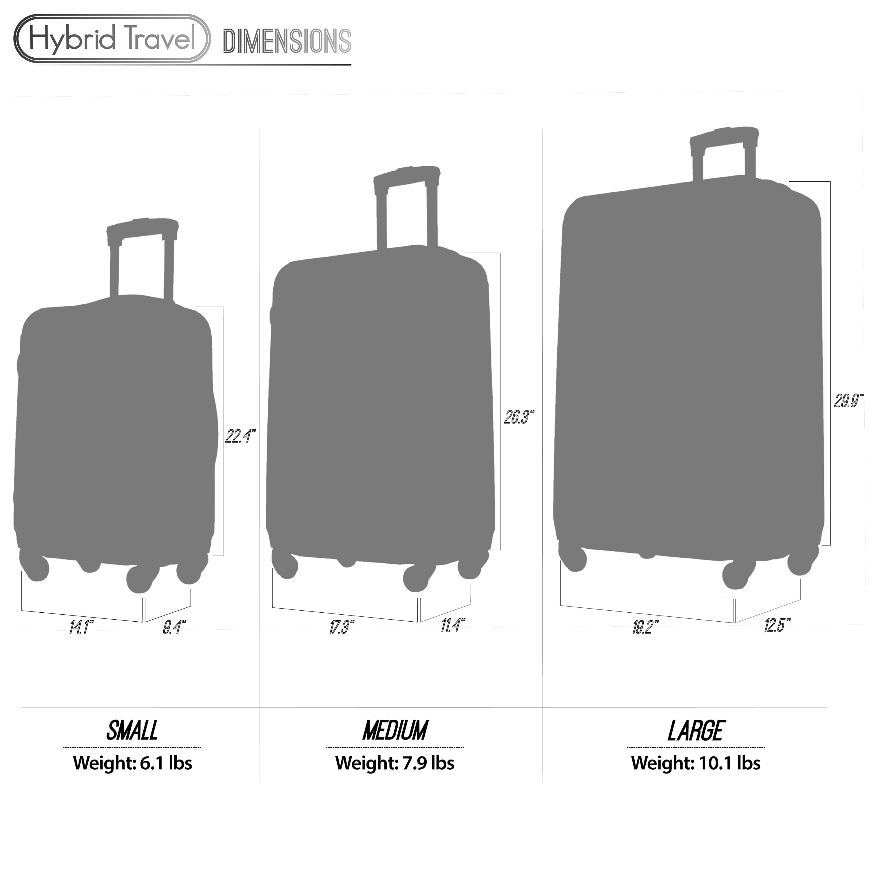 travel bag dimensions
