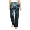 thumbnail image 2 of Lsque Moody Ram Portrait Print Women's Pajama Pants, Lounge Pant - Comfortable Home Wear,Elastic Waistband, Stylish Design-XX-Large, 2 of 9