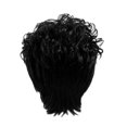 thumbnail image 4 of Peluca de cabellero Sintético Resistente Y Transpirable con Flequillo Oblicuo de 22 Cm / 25 Cm / 45 Cm de Longitud , 22cm ± 3cm, rizada Macarena Women Wig rizado corto, 4 of 8