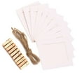thumbnail image 5 of Photo Papier Cadre Photo Support de Mariage Cadres Mur Suspendu Décor Graduation Parti Shooting Props - Blanc, 5 of 5