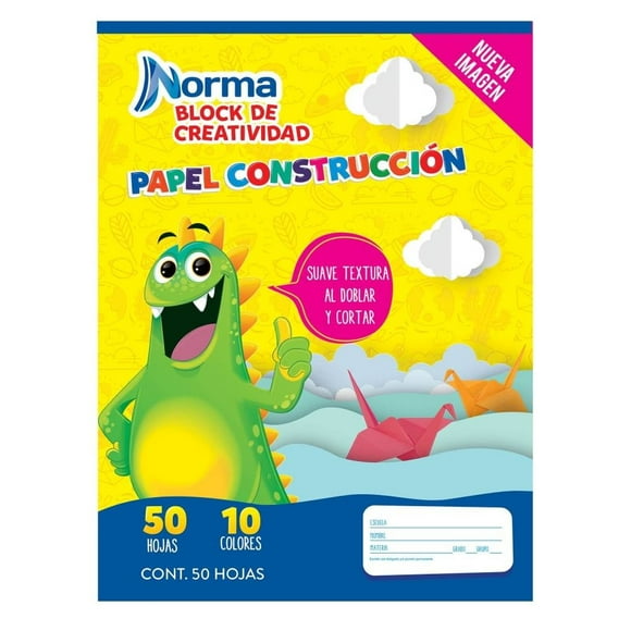 Block Norma de papel construcción 1 pza