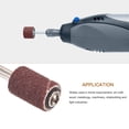 thumbnail image 5 of Uxcell 100 Pack 1/4 Inch Sanding Sleeves Sandpaper Set 120 Grit with 2 Pack 1/8 Inch Drum Mandrels for Rotary Tools, 5 of 5