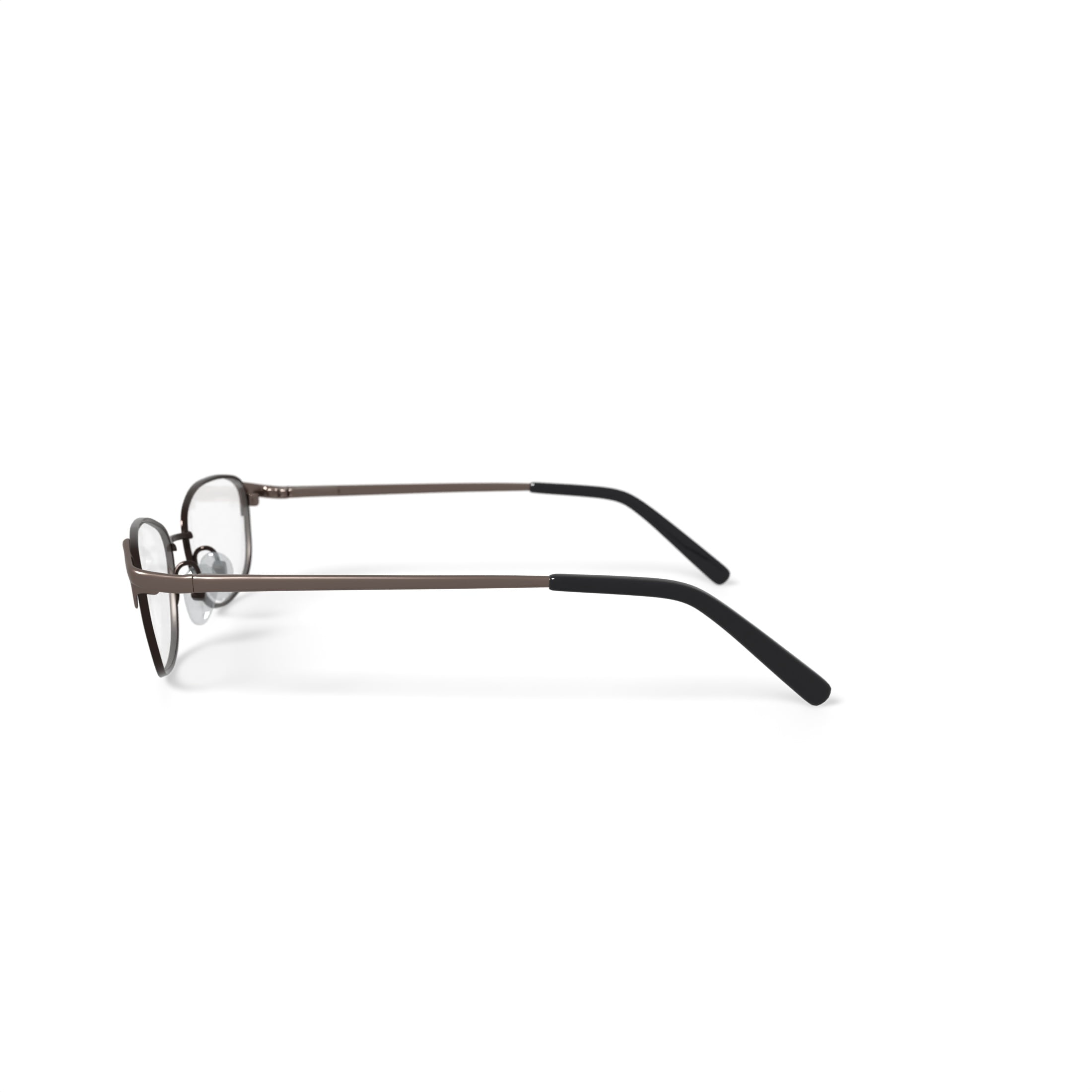 Walmart Women's FM14081 Rectangular Prescription Eyeglasses with Case, Black/Gold
