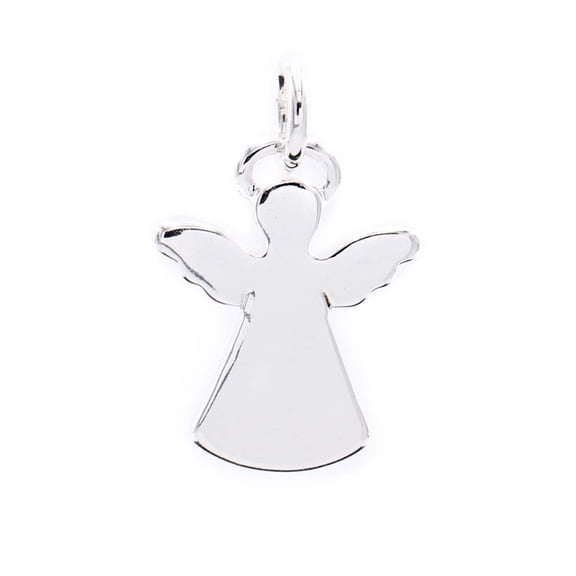 Bead Landing Charmalong Silver Plated Angel Charm, 12 Pack