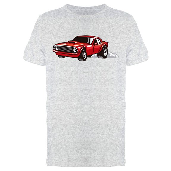 Red Muscle Car T-Shirt Men -Image by Shutterstock, Male 3X-Large