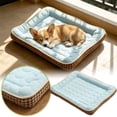 thumbnail image 1 of Elevated Reversible Pet Bed Gel Pad Summer Comfort Mat with Removable Washable Cover for Dogs and Cats, 1 of 3
