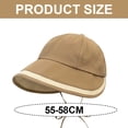 thumbnail image 2 of 56-58cm hat circumference, fisherman hat female summer outdoor anti-ultraviolet sun hat, big-brimmed sun hatKhaki, 2 of 5