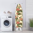 thumbnail image 3 of Kuiaobaty Ironing Board Cover Table Top Home Decoration Non Stick Scorch and Stain Resistant Iron Dust Cover Standard Size 15 x 54 Inch, Butterfly Leaf Peony Flower Pattern, 3 of 5