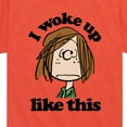 thumbnail image 3 of Peanuts - Patty I Woke Up Like This - Toddler & Youth Short Sleeve Graphic T-Shirt, 3 of 6