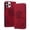Red, variant on ELEHOLD Case for iPhone 11 Pro, Premium PU Leather Wallet Flip Case Folio Cover with Card Holder Kickstand,Red