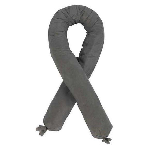 Condor Absorbent Sock,Gray,4 gal.,PK4 35ZR48