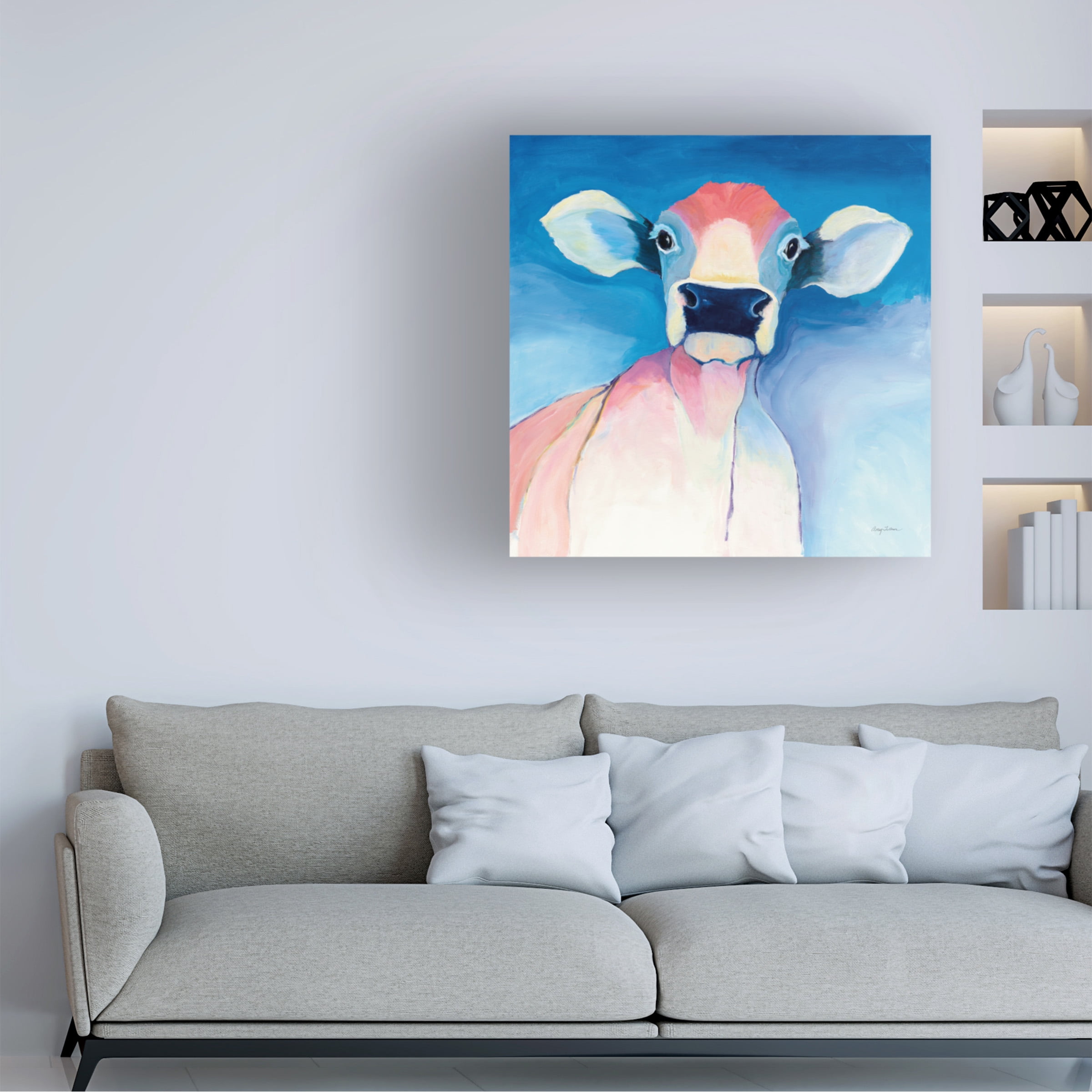 Avery Tillmon 'Bella Blue' Canvas Art