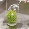 thumbnail image 3 of Glass Cup Brush, Kitchen Sink Suction Cup Cleaning Brush, High Footed Glass, Red Wine Cup, Vertical Suction Cup Brush, 3 of 6