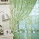 thumbnail image 3 of 2 cortinas de ventana de gasa de tul con estampado floral de 200 x 100 cm (verde)., 3 of 6