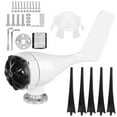 thumbnail image 2 of 400W Wind Turbines 5 Blades Wind Generator High Efficiency Generator Power Supply for Boats Mobile Homes, 2 of 7