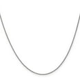 thumbnail image 2 of 10K White Gold Spiga Wheat Chain Styles Necklace WG .85 mm 30 inch 0.85, 2 of 4