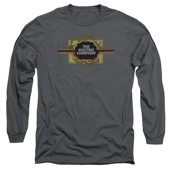 Electric Company/Logo-Long Sleeve Adult 18/1 Charcoal