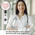 thumbnail image 3 of Nurse Badge Buckle Love Stethoscope Easy-To-Pull Buckle Retractable Badge Easy-To-Pull Certificate Buckle, 3 of 9