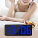 thumbnail image 2 of Reloj despertador electrónico digital, USB, pantalla grande, función de repetición, 2 alarmas regulables. Azul, 2 of 8