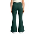 thumbnail image 4 of Girls Flare Sweatpants Casual Solid Elastic Waist Pants Loose Fit Long Leg Lounge Walking Trousers, 4 of 4