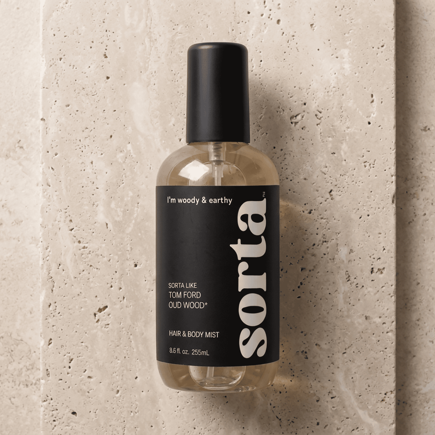 Sorta Woody & Earthy Hair & Body Mist, Inspired by Tom Ford Oud Wood, 8.6 fl oz