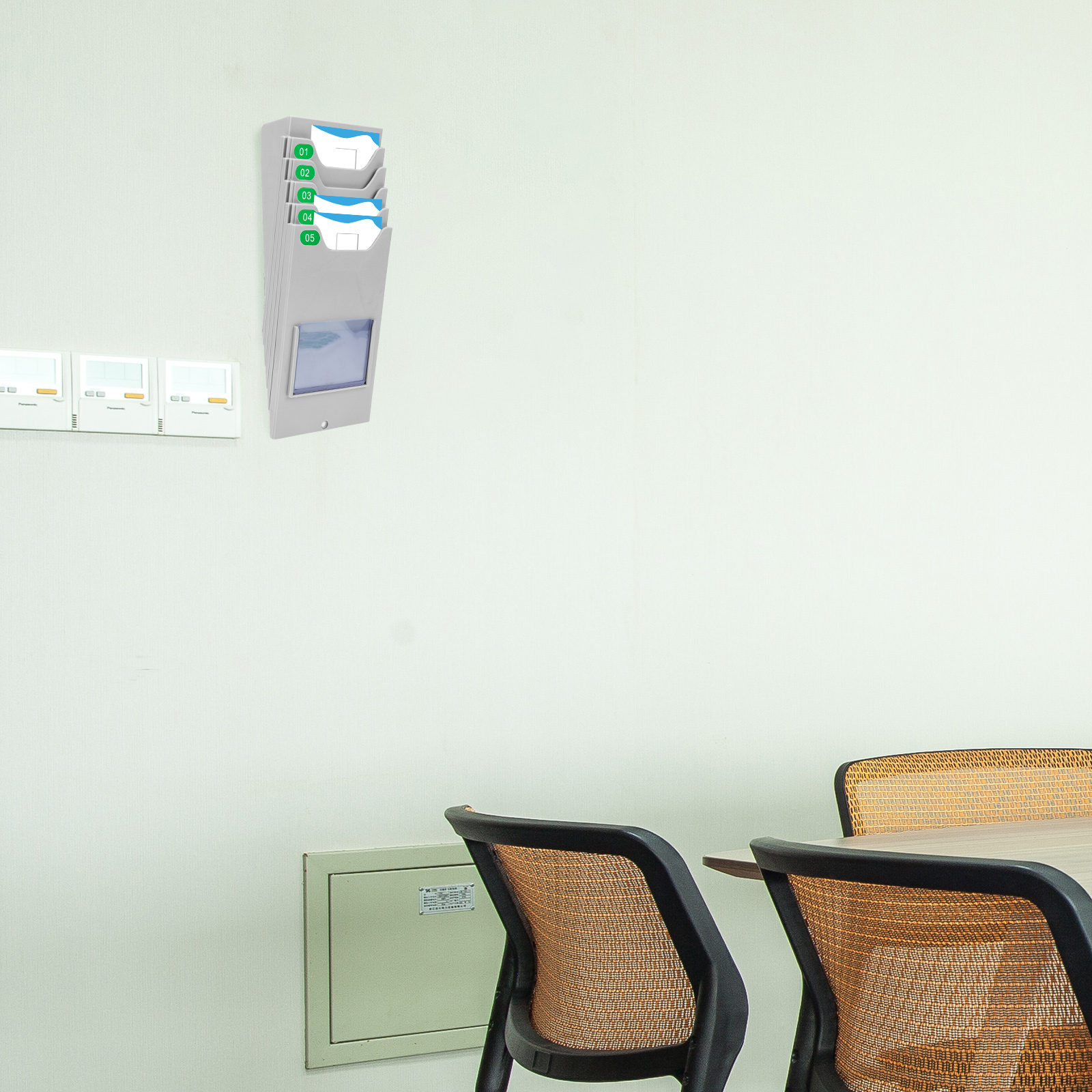 Time Card Rack Warehouse Material Card Rack Hanging Time Card Holder