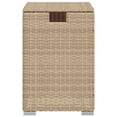 thumbnail image 3 of vidaXL Propane Tank Cover Table Beige 40x40x60 cm Poly Rattan, 3 of 5