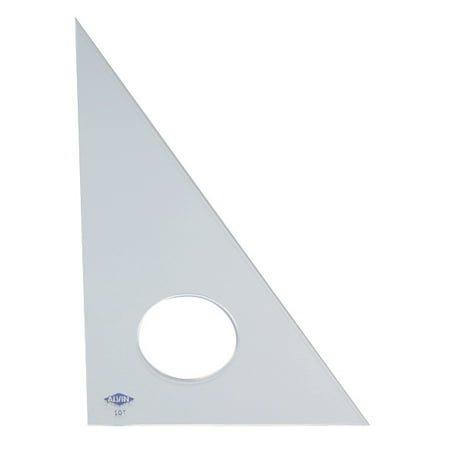 18" Clear Professional Acrylic Triangle 30°/60°