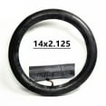 thumbnail image 1 of Yimiti 14 Inch 14X2.125 Inner Tube For Electric Bike Wheelbarrow Metal Bent Valve,1Pc, 1 of 9