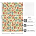 thumbnail image 2 of 2 Pcs Pioneer Flower Floral Print Pattern Kitchen Towels, Funny Microfiber Dish Towel Set, 18" X 26" Tea Towels, 2 of 6