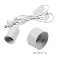 thumbnail image 1 of Hanging Light Socket  Light Socket  Lamp Socket  Lamp Bulb Socket  Lamp Bulb Holder E27 Hanging Pendant Light Fixture Lamp Bulb Socket Holder Cord With Switch AU Plug 220VWhite, 1 of 8