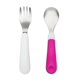 thumbnail image 1 of Set de entrenamiento de tenedor y cuchara OXO Tot rosa 14 cm, 1 of 9