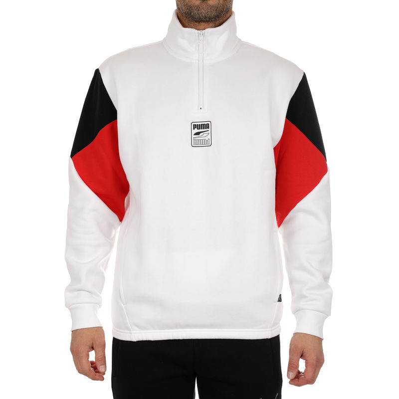 puma rebel half zip
