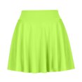 thumbnail image 6 of Womens Tennis Golf Skirt, Pleated Athletic Skirts with Shorts High Waisted Flowy Mini Skort for Workout Sports High Low Skirt Yellow L, 6 of 6