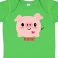 thumbnail image 4 of Inktastic Kawaii I Love Pigs Boys or Girls Baby Bodysuit, 4 of 5