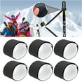 thumbnail image 4 of Ski Straps, 6 Pcs Black Adjustable Lightweight Foldable Ski Straps Fastener Tape Hook And  Wraps Ski Fixing Wraps For Easy Carry, 4 of 8