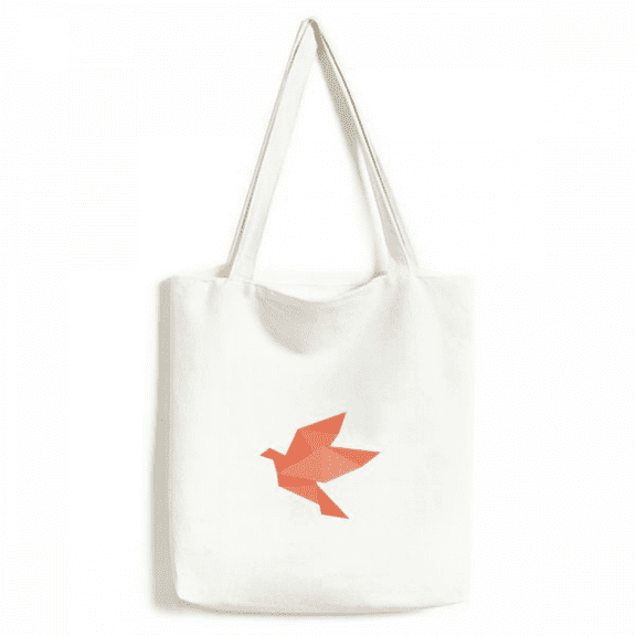 Origa Red Bird Pattern Tote Canvas Bag Shopping Satchel Casual Handbag