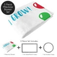 thumbnail image 2 of Sweet Jojo Designs Here I Grow Multicolor Fleece Milestone Baby Blanket 3 Piece Set, 2 of 6